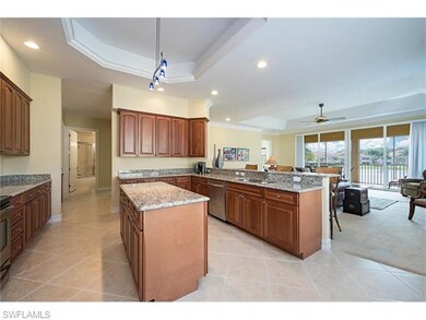 Island Kitchen with Custom Wood Cabinetry, Granite