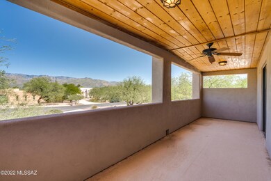 Balcony with mountain views