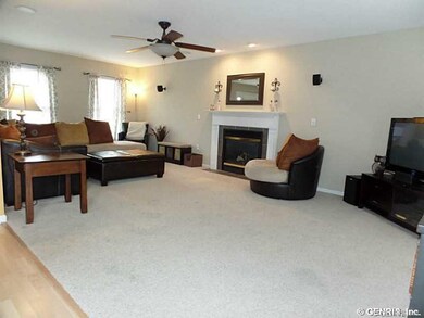 Living Room. Gas fireplace