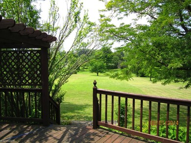 Photo from the right side of the deck showing the 