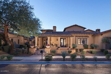Home front at dusk