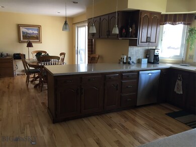 Breakfast room off the kitchen and sliding doors t