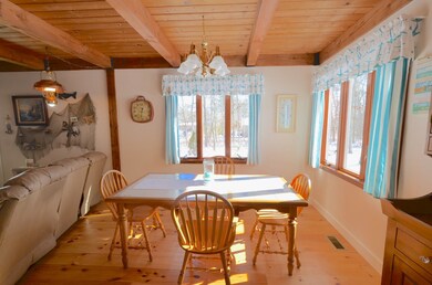 Sun filled dining area