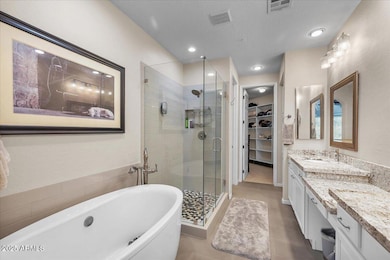 Remodeled primary bath