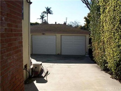 Double garage with additional footage