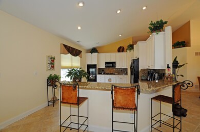 VIEW FROM FAMILY ROOM TO KITCHEN