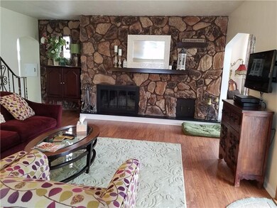 WOOD BURNING FIREPLACE