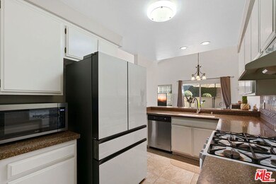 Gourmet kitchen with beautiful refrigerator