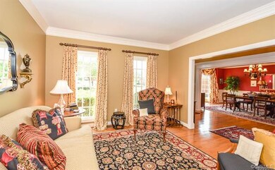 Another view of Living room open to foyer