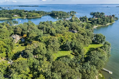 Aerial of Land and Dock