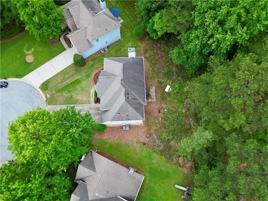 View from above of property