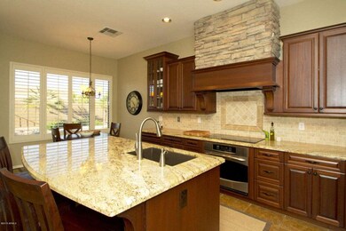 Kitchen with eating area