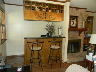 Bar & Fireplace