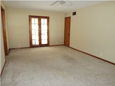 Large Living Room with French Doors to West Patio