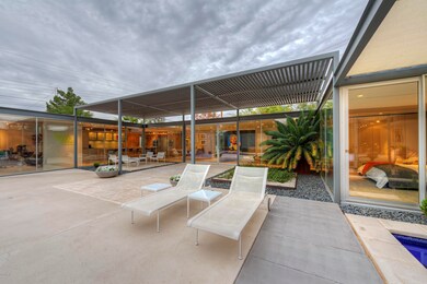 View of Living Areas from Courtyard