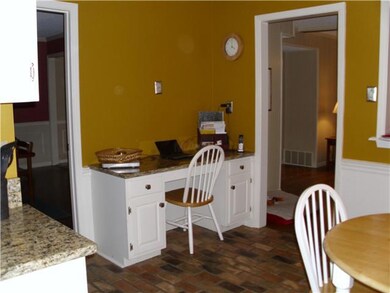 desk & work area in breakfast room
