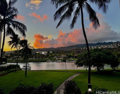 Magenta clouds at evening, from your covered lanai