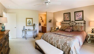 Master bedroom with huge wall in closet.