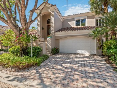 Italian Villa style, decorative driveway, a tile r