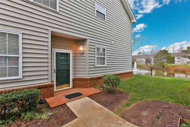 Front door & pond view