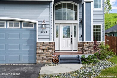 Perennials and Trex front porch