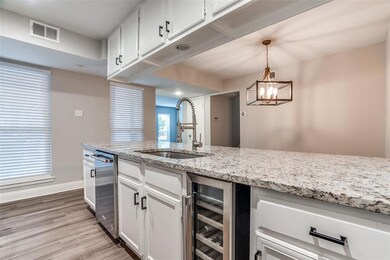 Built-in wine fridge