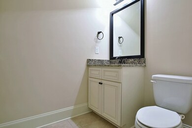 Half Bathroom on the main level