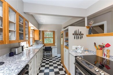 Cambria quartz counters in this fun light-filled k
