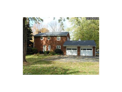 Oversized two car garage. lovely lot!