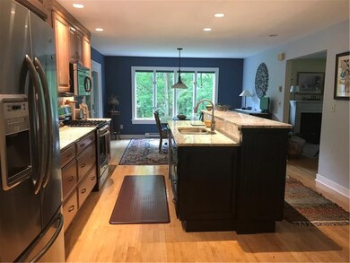 Hardwood Floor - Marble Counter Tops with Open Spa