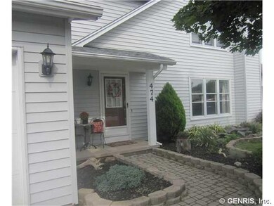 Exterior Front New walk way and landscaping in the