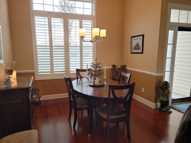 Plantation shutters and chair rail dress up the sp