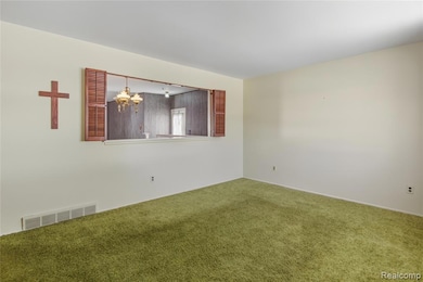 Living area with baseboards