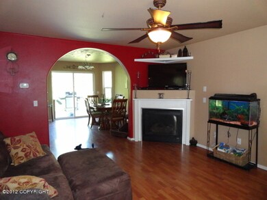 Living room with view to Dining Area