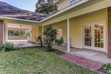 Breezeway joins a back porch