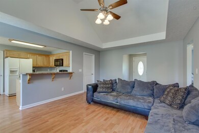 Reverse View of the Family Room towards the Front Door