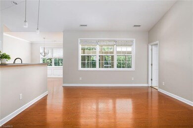 Living Room overlooking Enclosed Porch