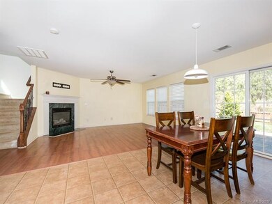 Dining are and living room