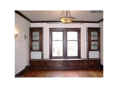 1453 Alameda, Lakewood Dining Rm. with window seat and built in cabinets.