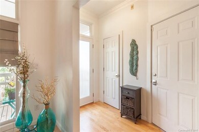 Foyer and living room