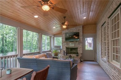 This screened porch will be a magnet for the entire family as the place to hang out. There is terrific privacy as the fully fenced rear yard is heavily treed and backs to common area.