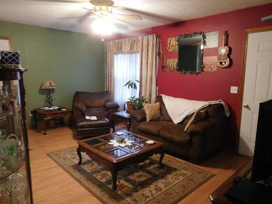 Living room with light