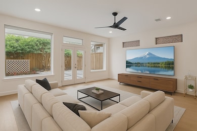 1st floor staged as a multi media room