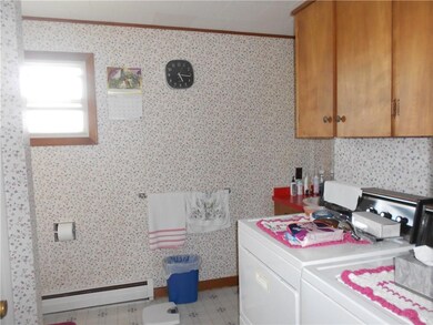 Bathroom with laundry