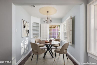 Dining room - virtual staging