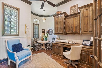 Refined office space with built-ins galore and its