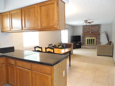 Kitchen opens to Dining & Family