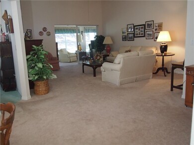 View of great room and den as walk in