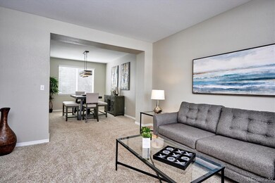 Spacious living & dining rooms