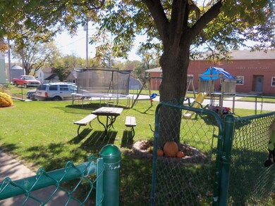 Fenced back yard